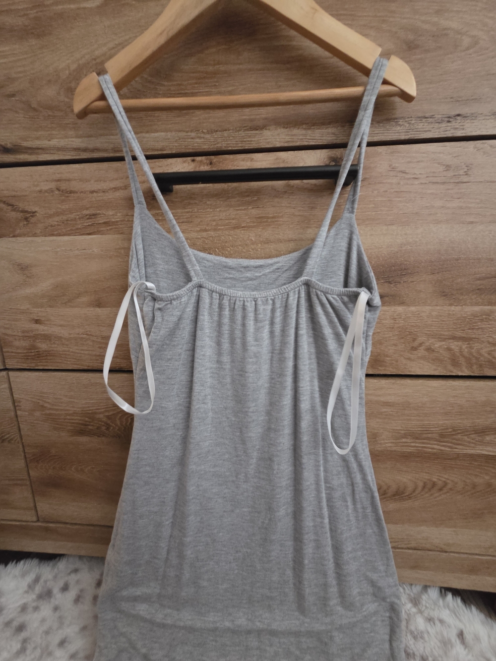 JLUXLABEL Grey Midi Slip Dress